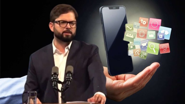 Teléfono de Gabriel Boric